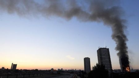   اخبار حوادث ,خبرهای  حوادث , آتش سوزی برج مسکونی لندن