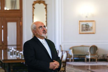 ظریف: دیدار با مکرون خوب بود/پیام آقای روحانی را به رییسجمهور فرانسه تقدیم کردم