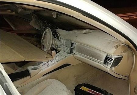 آتش گرفتن ناگهانی خودروی «پورشه» در اتوبان همت