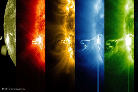 اخبار,اخبار گوناگون,شعله های خورشید