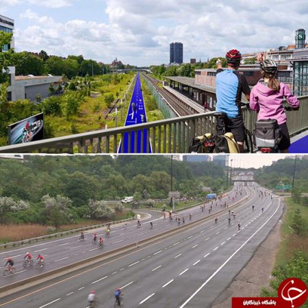 اخبار,اخبار گوناگون,آزادراهی مخصوص دوچرخه سواران