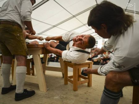 اخبار,اخبار گوناگون,مسابقات زورآزمایی عجیب‌وغریب در آلمان