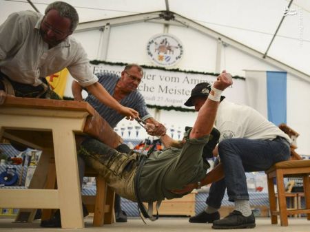 اخبار,اخبار گوناگون,مسابقات زورآزمایی عجیب‌وغریب در آلمان
