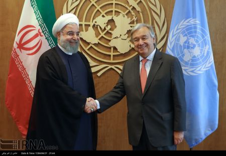 دیدار رئیس جمهوری با دبیرکل سازمان ملل