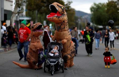   اخبارگوناگون ,خبرهای گوناگون, عجیب‌ترین چهره‌ها در جشن هالووین