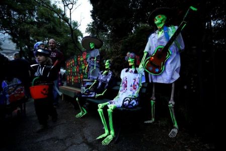   اخبارگوناگون ,خبرهای گوناگون, عجیب‌ترین چهره‌ها در جشن هالووین