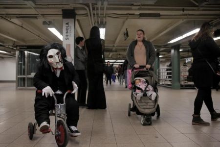   اخبارگوناگون ,خبرهای گوناگون, عجیب‌ترین چهره‌ها در جشن هالووین