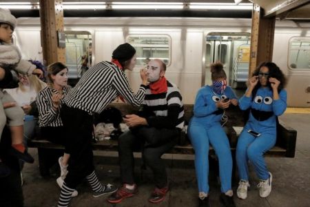   اخبارگوناگون ,خبرهای گوناگون, عجیب‌ترین چهره‌ها در جشن هالووین