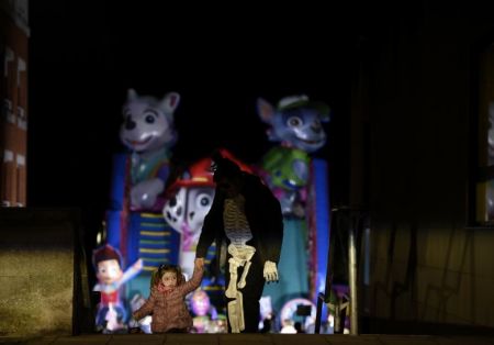   اخبارگوناگون ,خبرهای گوناگون, عجیب‌ترین چهره‌ها در جشن هالووین