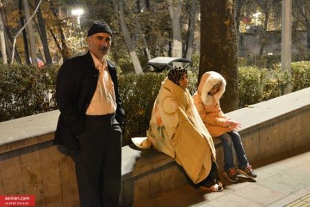   اخبار اجتماعی ,خبرهای  اجتماعی  ,مردم تهران بعد از زلزله 