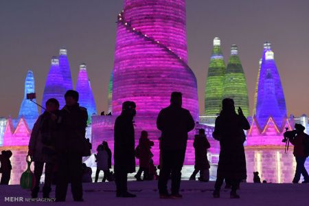 اخبار,اخبار گوناگون,جشنواره بناهای یخی هاربین‎