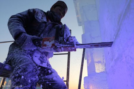 اخبار,اخبار گوناگون,جشنواره بناهای یخی هاربین‎