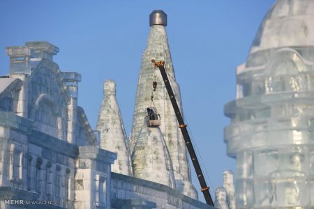 اخبار,اخبار گوناگون,جشنواره بناهای یخی هاربین‎