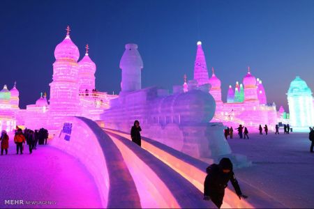 اخبار,اخبار گوناگون,جشنواره بناهای یخی هاربین‎