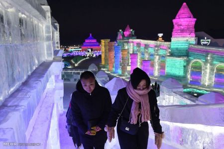 اخبار,اخبار گوناگون,جشنواره بناهای یخی هاربین‎
