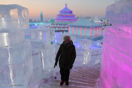 اخبار,اخبار گوناگون,جشنواره بناهای یخی هاربین‎