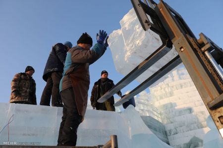 اخبار,اخبار گوناگون,جشنواره بناهای یخی هاربین‎