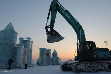 اخبار,اخبار گوناگون,جشنواره بناهای یخی هاربین‎