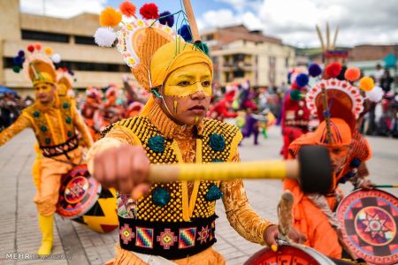 اخبار,اخبار گوناگون,کارناوال خیابانی سیاه و سفید در کلمبیا