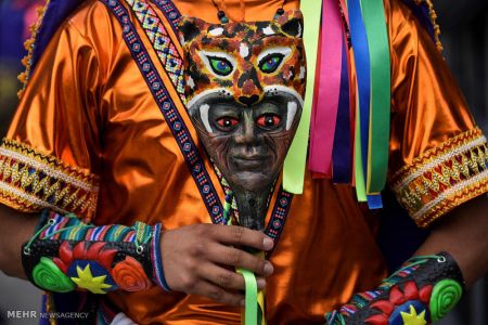 اخبار,اخبار گوناگون,کارناوال خیابانی سیاه و سفید در کلمبیا