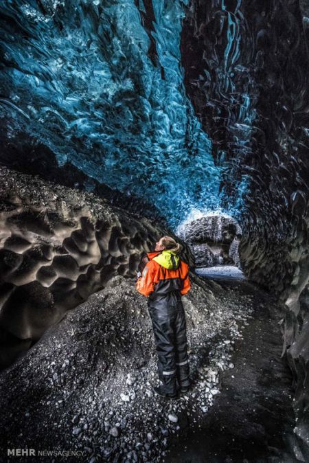 اخبار,اخبار گوناگون,غارهای یخی ایسلند