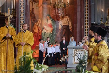 اخبار,اخبارگوناگون,مراسم کریسمس مسیحیان ارتدوکس روسیه