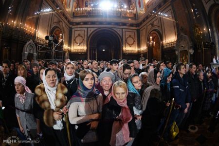 اخبار,اخبارگوناگون,مراسم کریسمس مسیحیان ارتدوکس روسیه