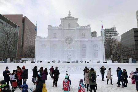 اخبار,اخبار گوناگون,جشنواره مجسمه های یخی در ژاپن