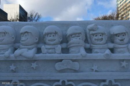 اخبار,اخبار گوناگون,جشنواره مجسمه های یخی در ژاپن