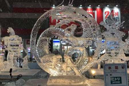 اخبار,اخبار گوناگون,جشنواره مجسمه های یخی در ژاپن