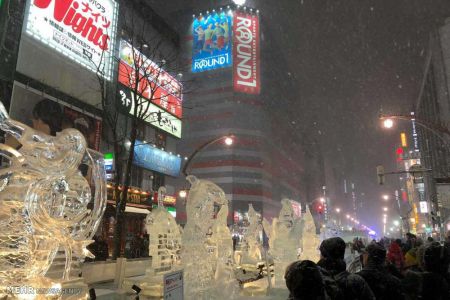 اخبار,اخبار گوناگون,جشنواره مجسمه های یخی در ژاپن