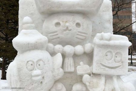 اخبار,اخبار گوناگون,جشنواره مجسمه های یخی در ژاپن