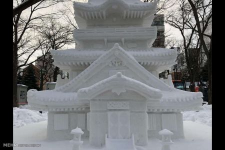اخبار,اخبار گوناگون,جشنواره مجسمه های یخی در ژاپن