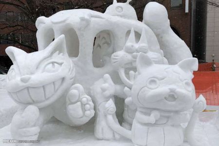 اخبار,اخبار گوناگون,جشنواره مجسمه های یخی در ژاپن