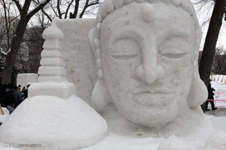 اخبار,اخبار گوناگون,جشنواره مجسمه های یخی در ژاپن