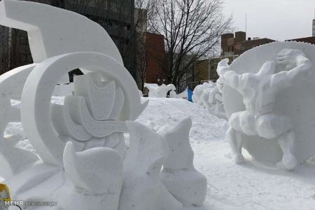 اخبار,اخبار گوناگون,جشنواره مجسمه های یخی در ژاپن