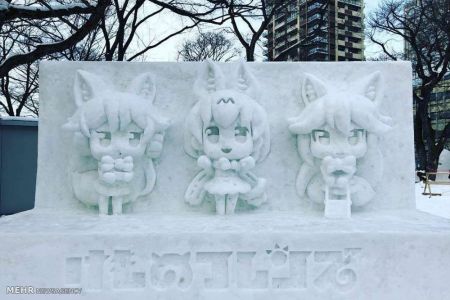 اخبار,اخبار گوناگون,جشنواره مجسمه های یخی در ژاپن
