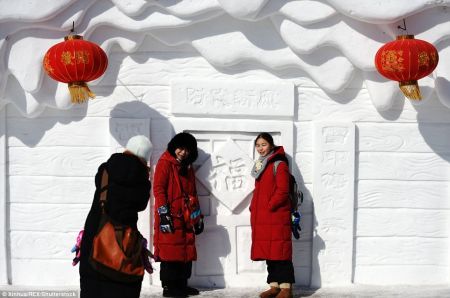 اخبار,اخبارگوناگون,جشنواره سازه‌های بزرگ یخی در چین