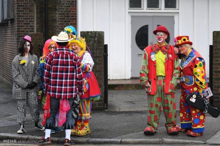 اخبار,اخبارگوناگون,گردهم آیی دلقک ها در لندن