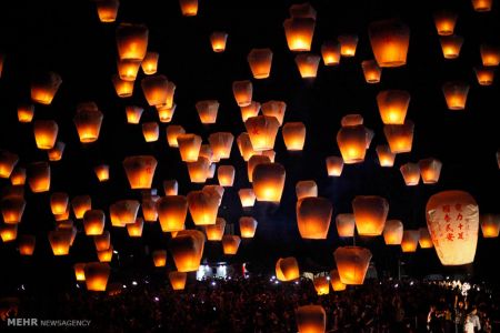 اخبار,اخبار گوناگون,جشنواره فانوس های بالونی در تایوان