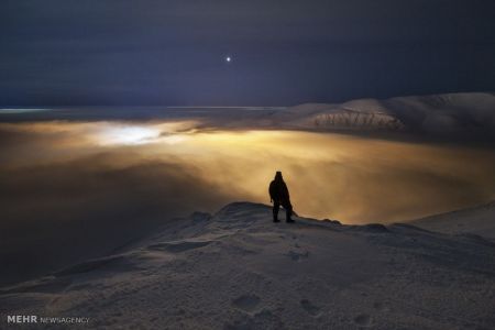 اخبار,اخبار گوناگون,تصاویر زیبا از شفق قطبی در ارتفاعات روسیه