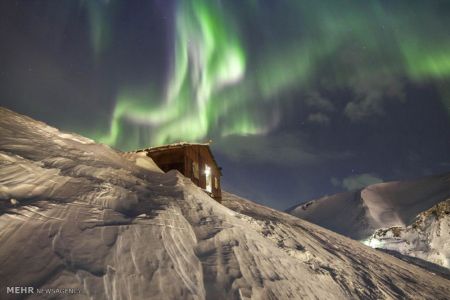 اخبار,اخبار گوناگون,تصاویر زیبا از شفق قطبی در ارتفاعات روسیه