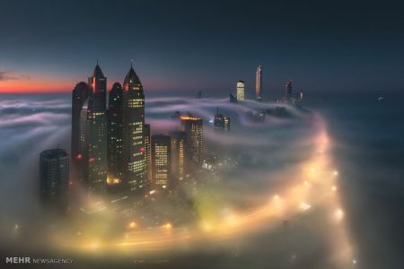 اخبار,اخبار گوناگون, ابوظبی در میان ابرها‎