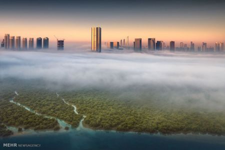 اخبار,اخبار گوناگون, ابوظبی در میان ابرها‎