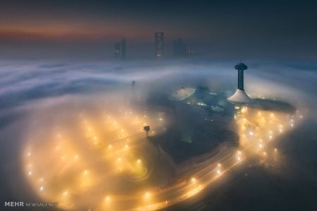 اخبار,اخبار گوناگون, ابوظبی در میان ابرها‎