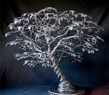 اخبار,اخبارگوناگون, خلق آثاری زیبا و خلاقانه با استفاده از سیم‌ مفتول