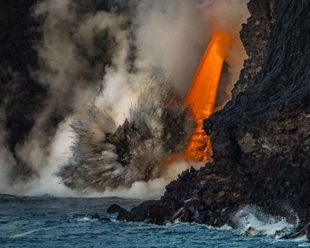 عکسهای جالب,عکسهای جذاب,مایعات مذاب آتشفشان 