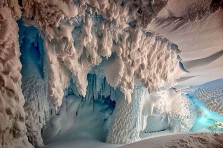 عکسهای جالب,عکسهای جذاب,غار یخی 