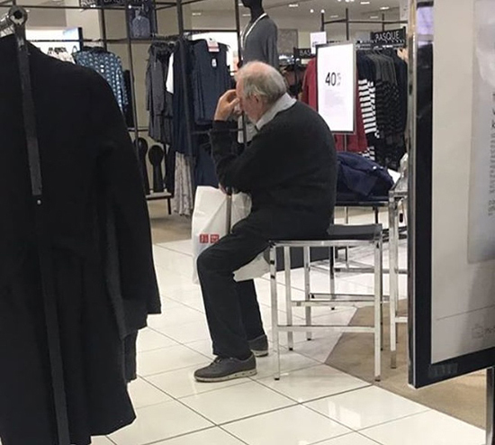 اخبار,اخبار گوناگون,تصاویر خنده‌دار مردان در مراکز خرید