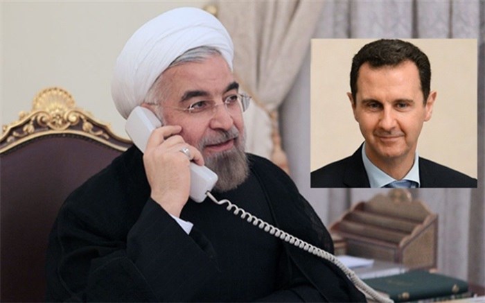 روحانی در تماس تلفنی رئیسجمهور سوریه: ایران در کنار دولت و مردم سوریه خواهد ماند
